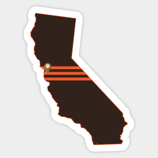 San Francisco Baseball Sticker